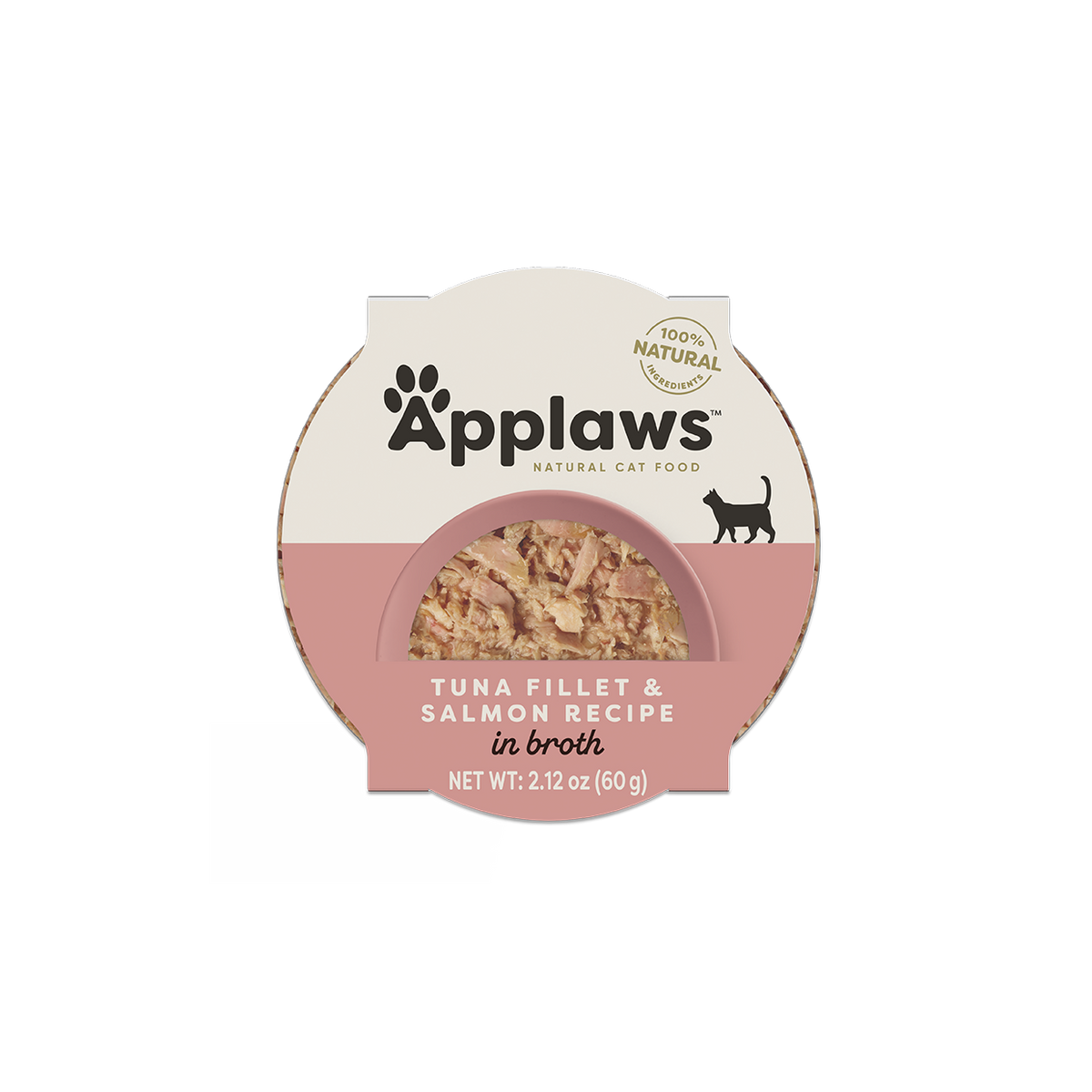 Applaws Tuna Fillet & Salmon In Broth Wet Cat (2.12oz)