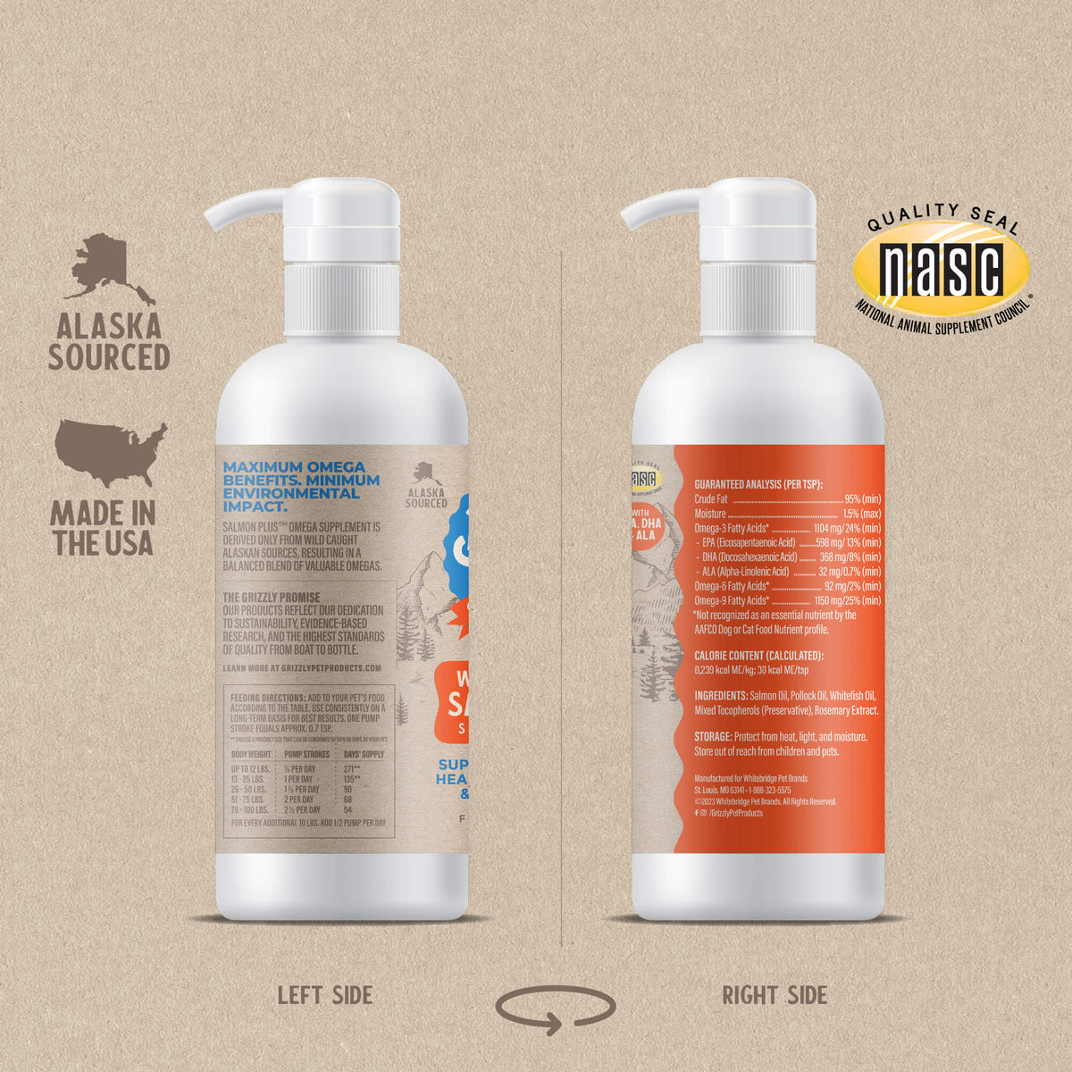Grizzly Salmon Oil Plus (8oz)
