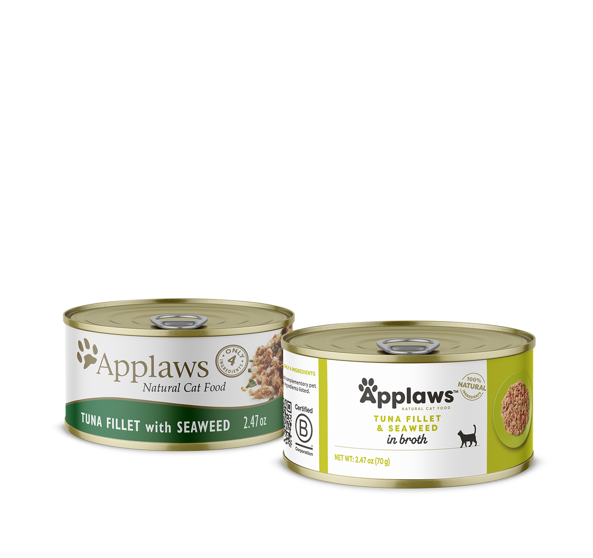 Applaws Adult Tuna and Seaweed Wet Cat Food (2.47oz)