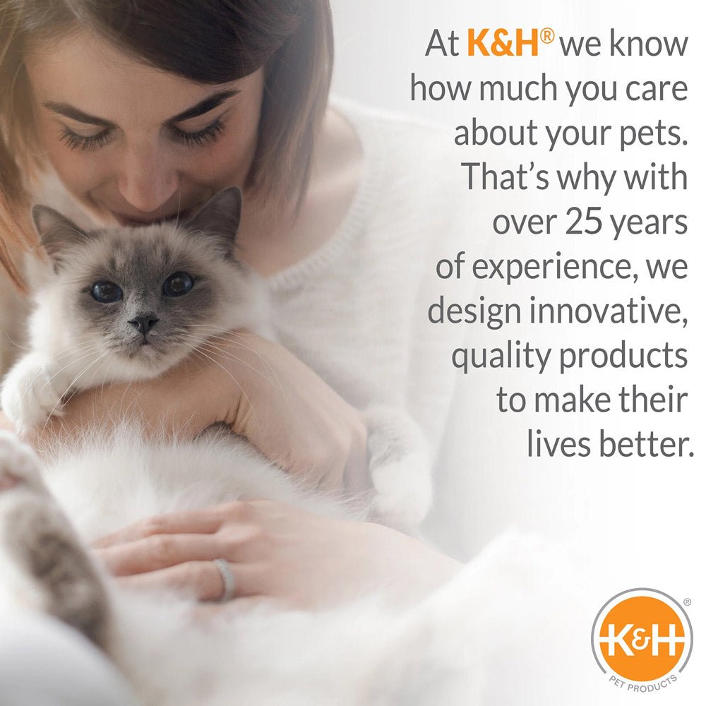 K&H Thermo-Kitty Heated Cat Tunnel – Indoor Heated Cat Bed and Play Tunnel with Machine Washable Pillow