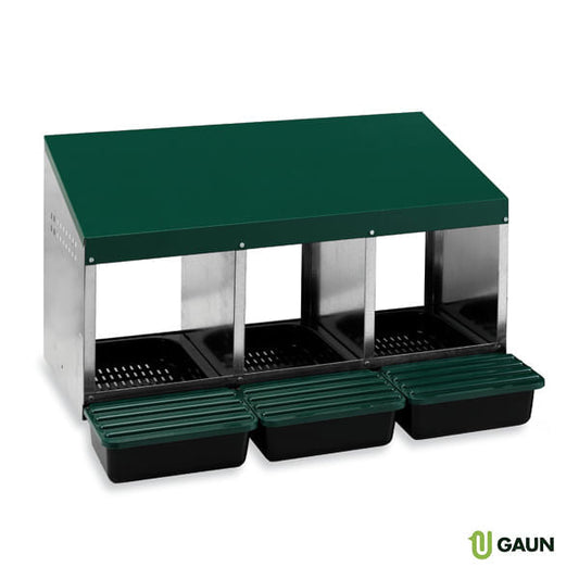 Multi-Compartment Poultry Nesting Box