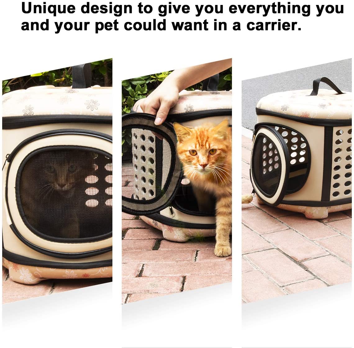 Foldable Pet Dog Cat Puppy Handbag Carrier Cage
