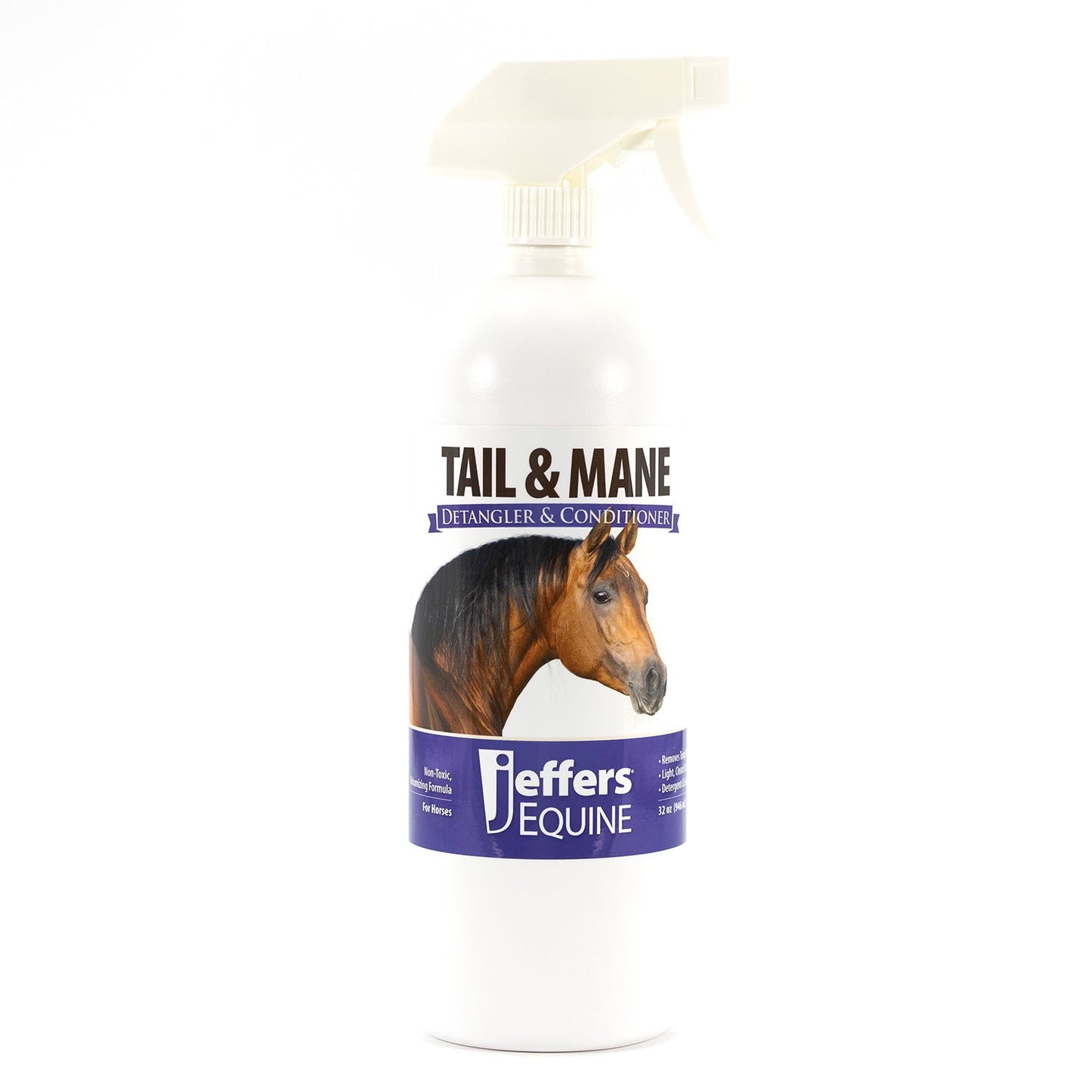 Jeffers Equine Tail & Mane Detangler and Conditioner Spray for Horses