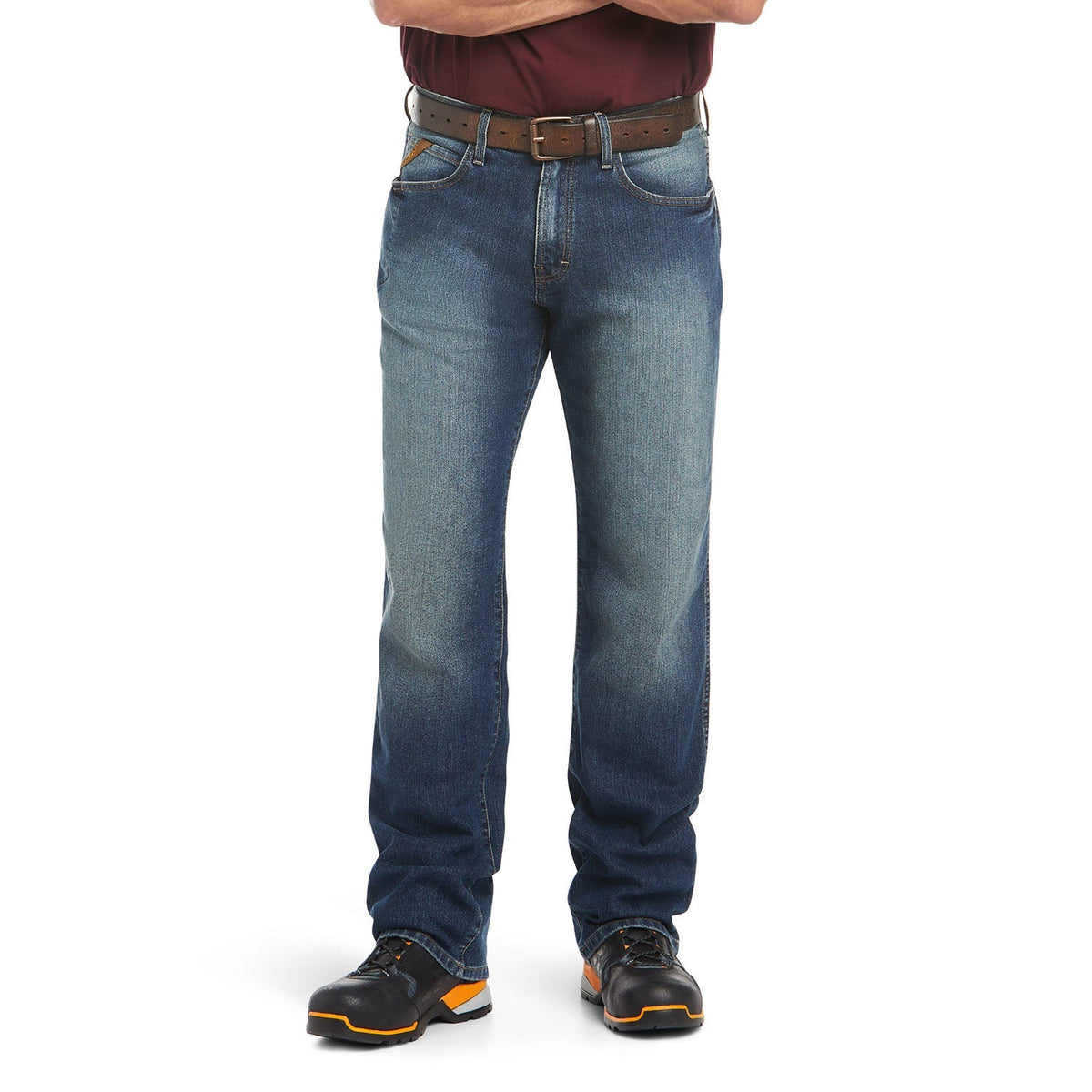 Ariat Men's Rebar M3 Loose DuraStretch Basic Stackable Straight Leg Jean