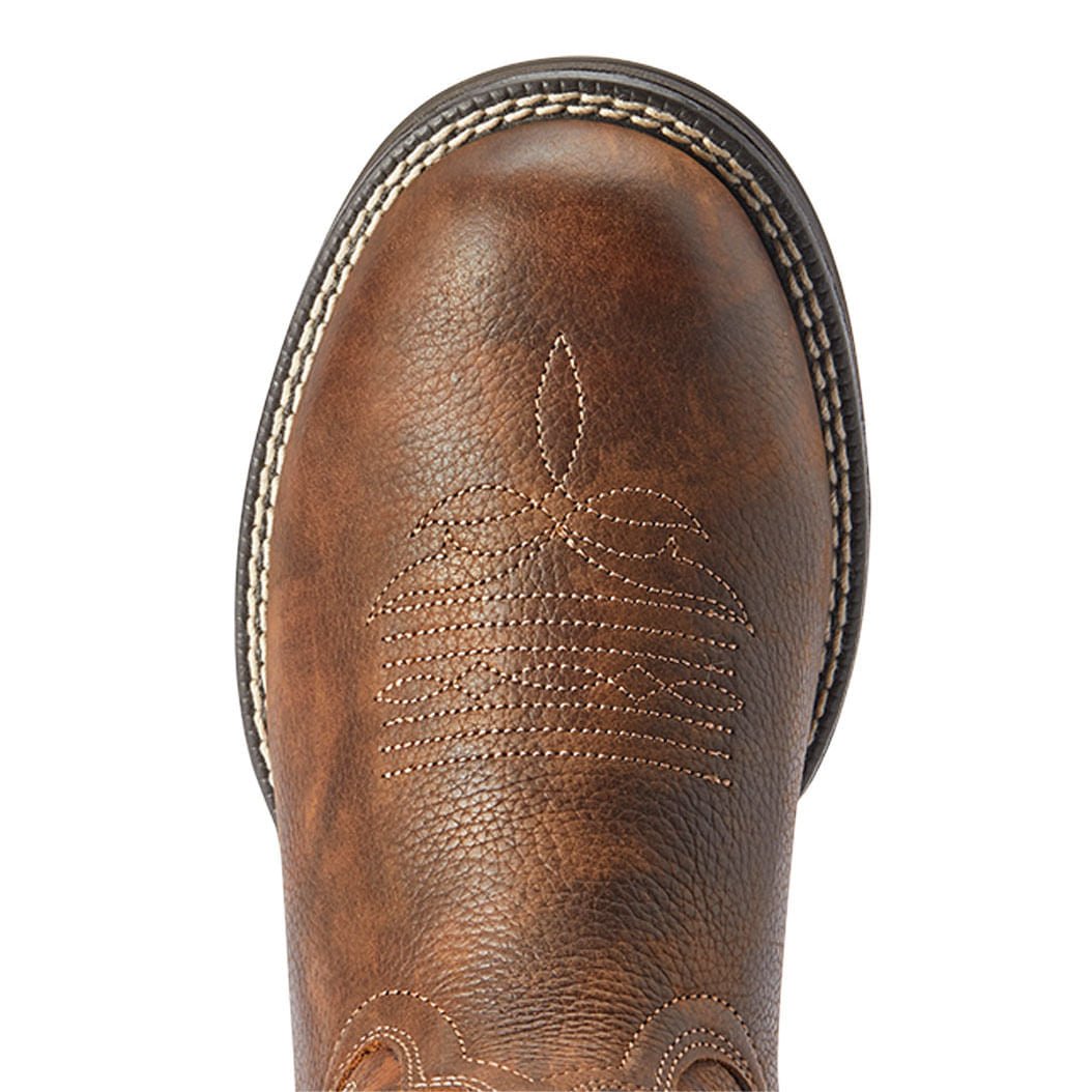 Ariat Women's Anthem Round Toe Shortie Boot, Copper Kettle