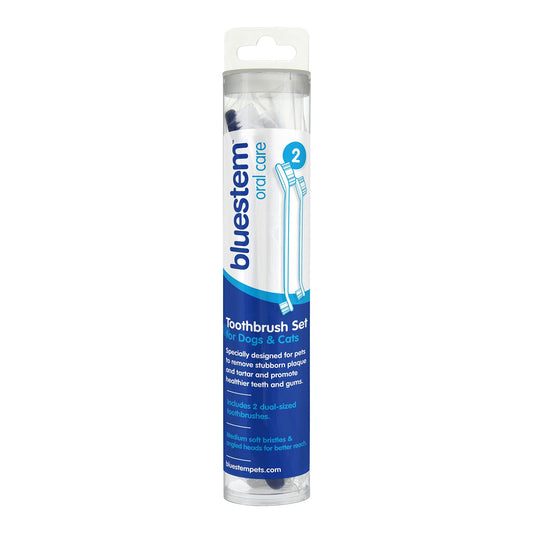 Bluestem Dual-Ended Pet Toothbrush, 2-Pack