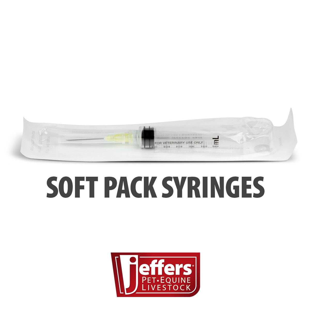 Jeffers Luer Lock (LL) Syringe/Needle Combo, Box of 100