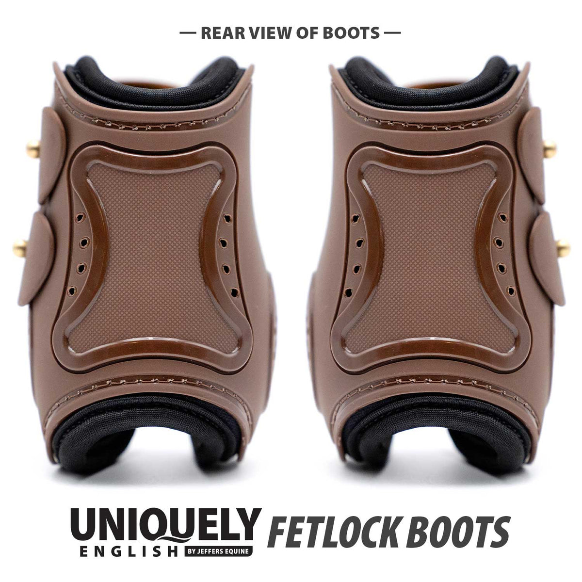 Jeffers Uniquely English Fetlock Boots for Horses, 2-Pack