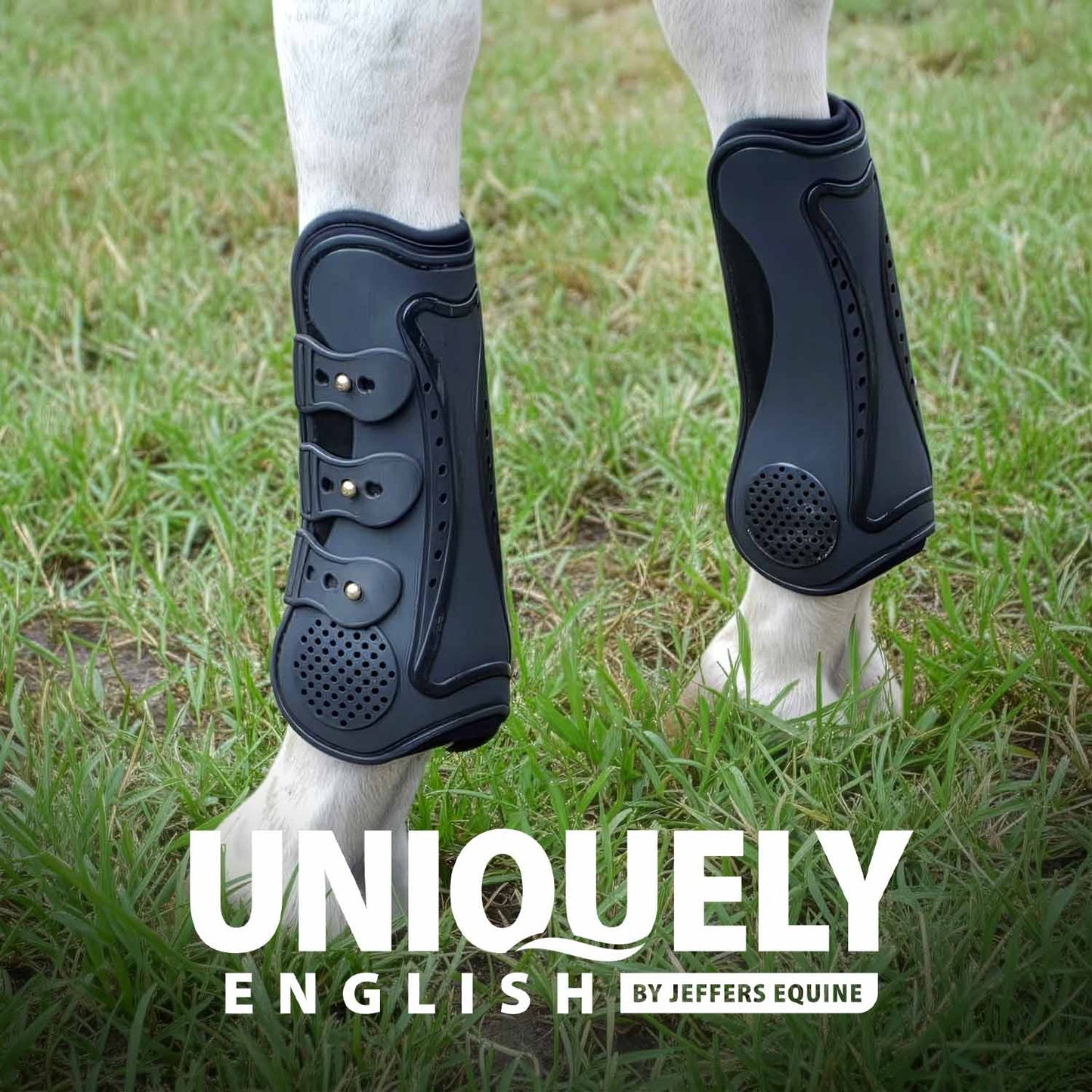 Jeffers Uniquely English Horse Tendon Boots, 2-Pack